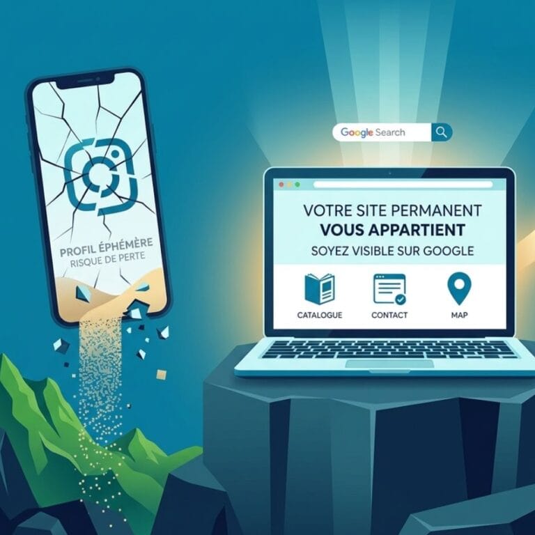 insta vs site internet